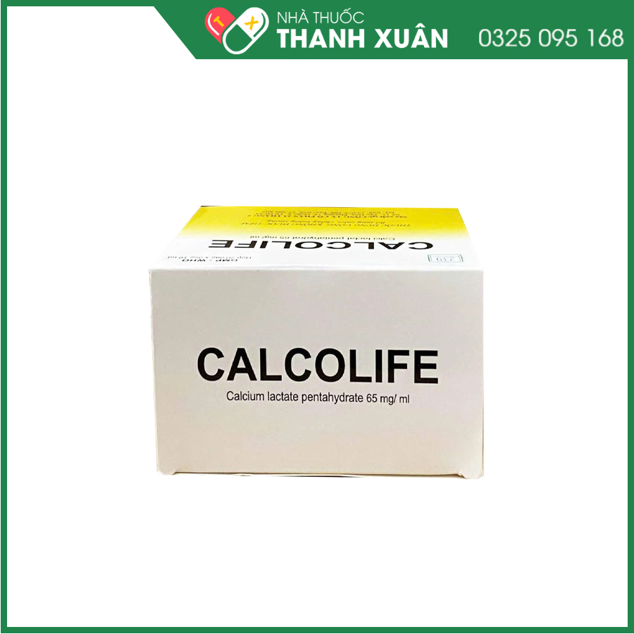 Calcolife thuốc điều trị trong trường hợp thiếu hụt hoặc bổ sung canxi